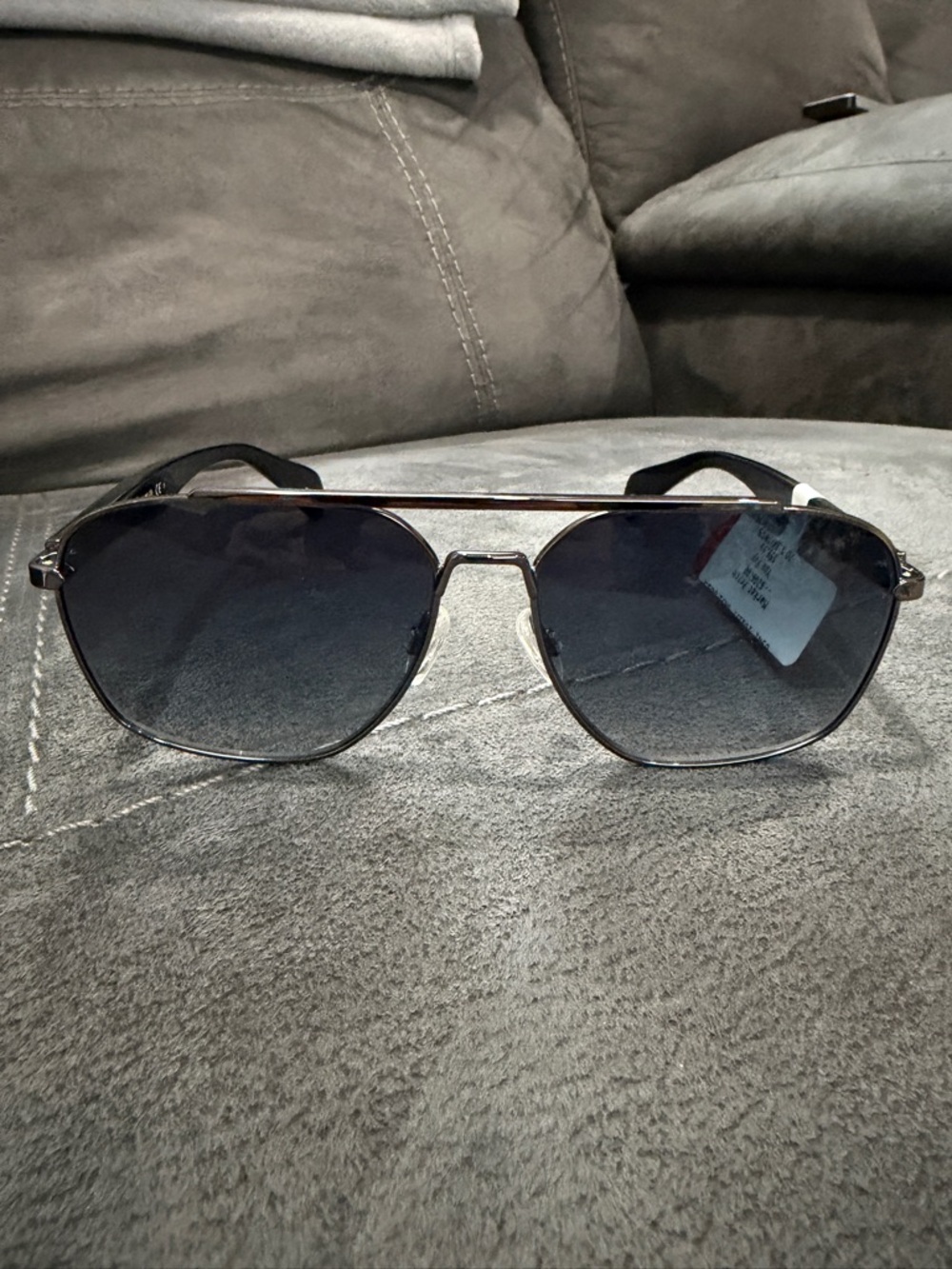 rag & bone Women's  Aviator Sunglasses in Black Gradient NWT